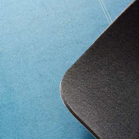 Tapis de sol fitness 8 mm  - Tone mat M bleu