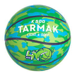 Kids' Beginner Basketball Aniball K500 - Green/Blue