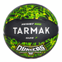 Ballon de basketball taille 7 - R500 vert noir