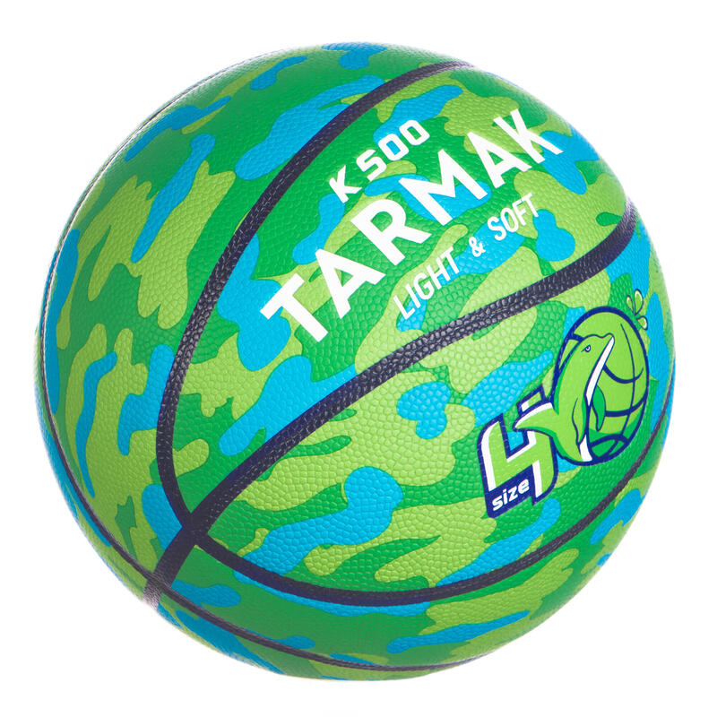 Kids' Beginner Basketball Aniball K500 - Green/Blue