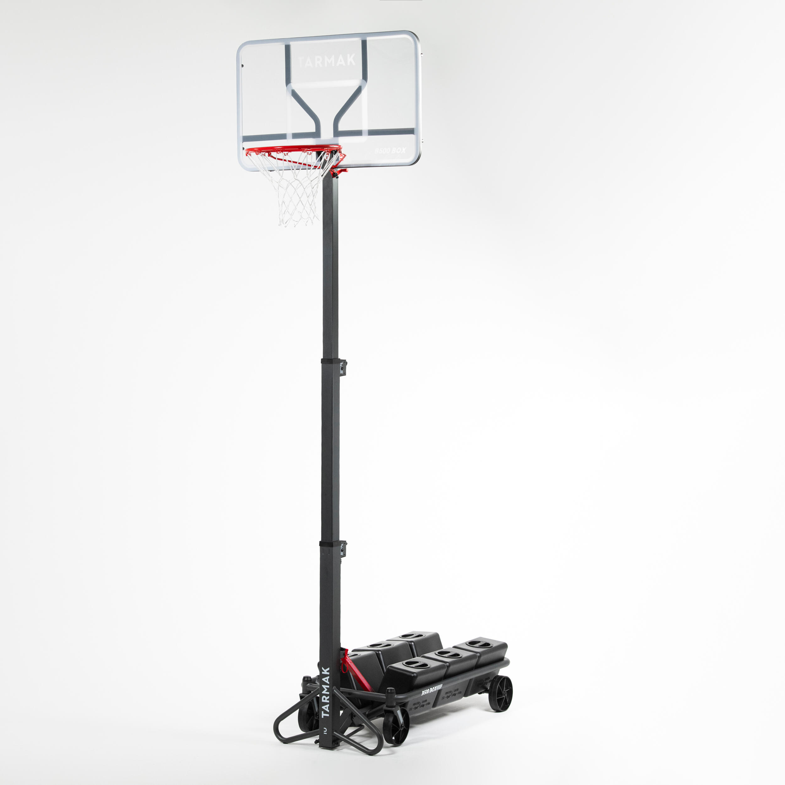 Panier de basketball sur roues réglable et pliable – B 500 Easy Box - TARMAK