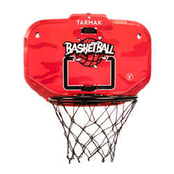 Wall-Mounted Transportable Basketball Hoop Set K900 - Red/Black