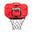 Přenosný basketbalový koš s připevněním na zeď Set K900 červeno-černý