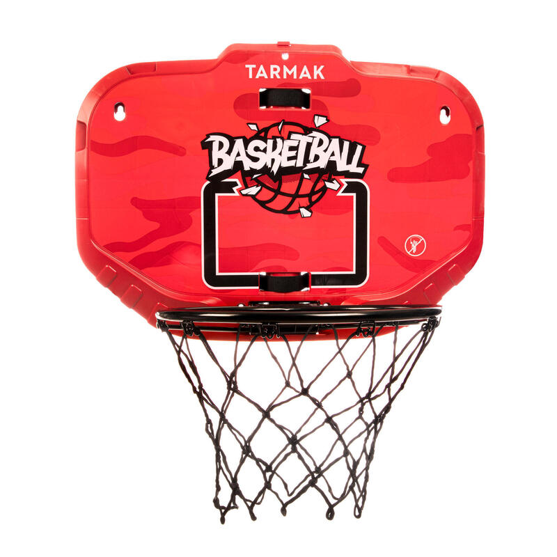 Basketbalbord voor kinderen en volwassenen Set K900 rood/zwart. Mobiel.
