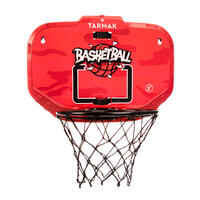 Wall-Mounted Transportable Basketball Hoop Set K900 - Red/Black