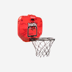 Panier de basket mural transportable - set k900 rouge noir