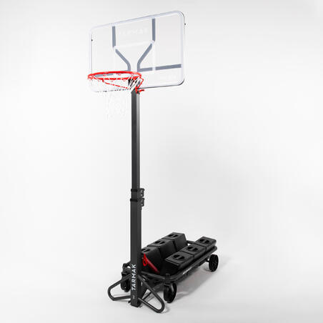 Panier de basket pliable sur roue réglable de 2,40m à 3,05m - B500 Easy Box