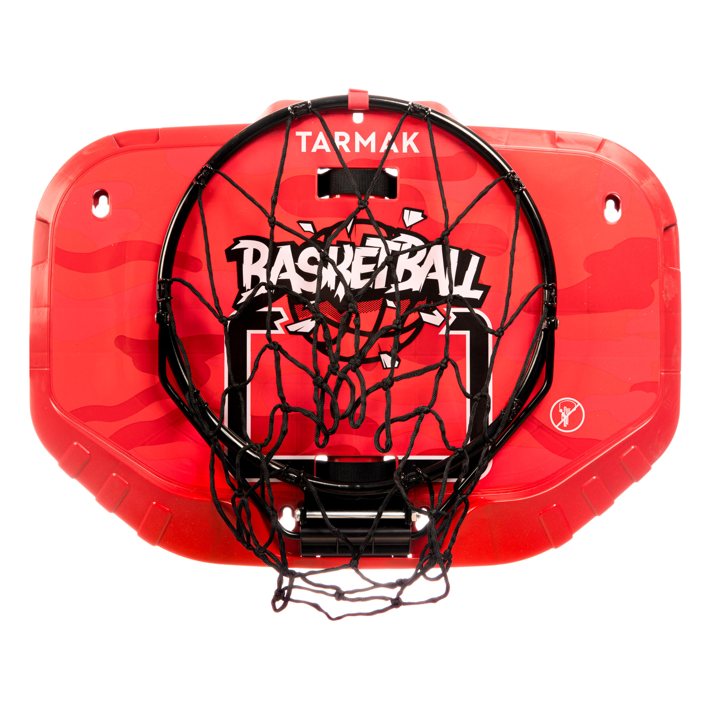 WallMounted Transportable Basketball Hoop Set K900 Red/Black