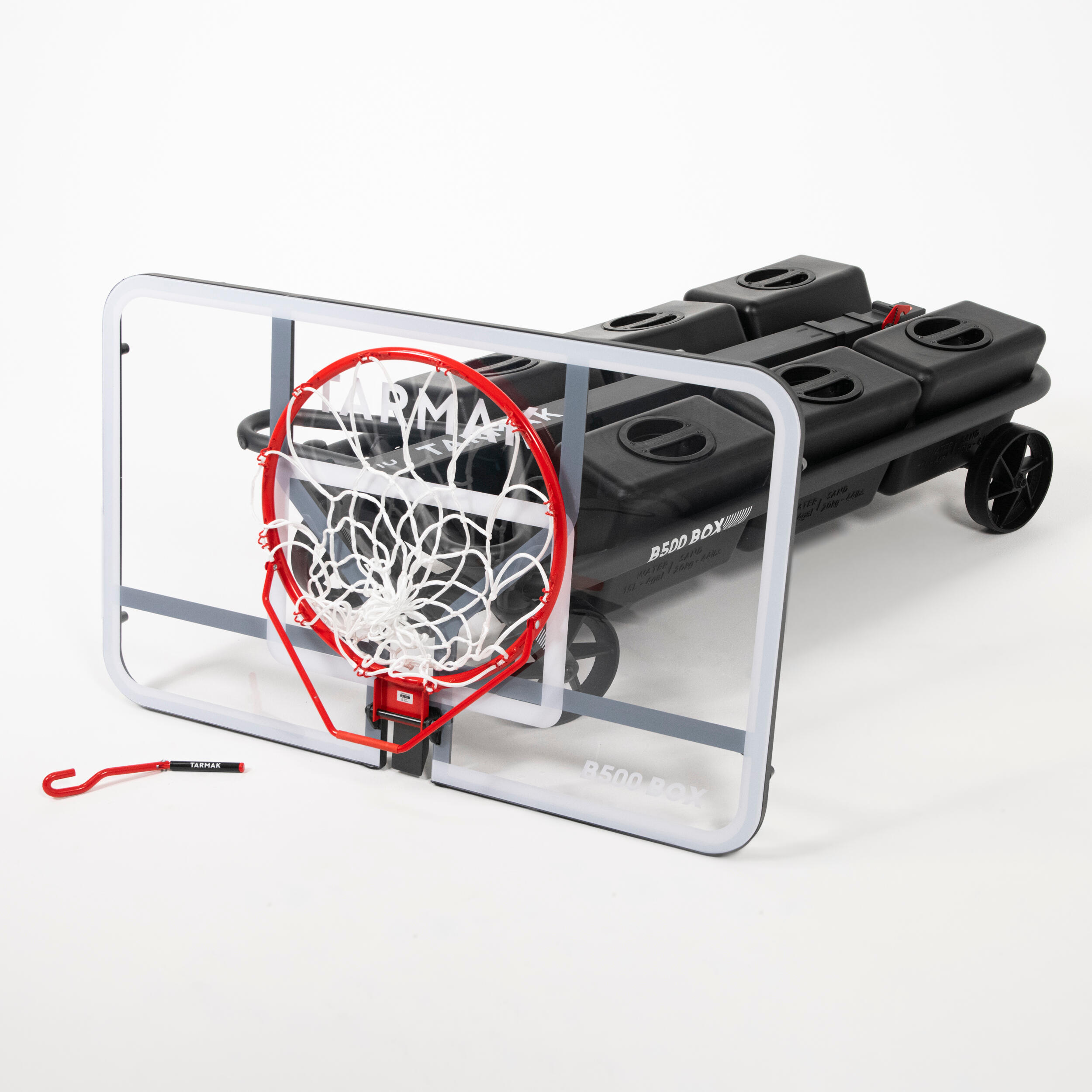 Panier de basketball sur roues réglable et pliable – B 500 Easy Box - TARMAK