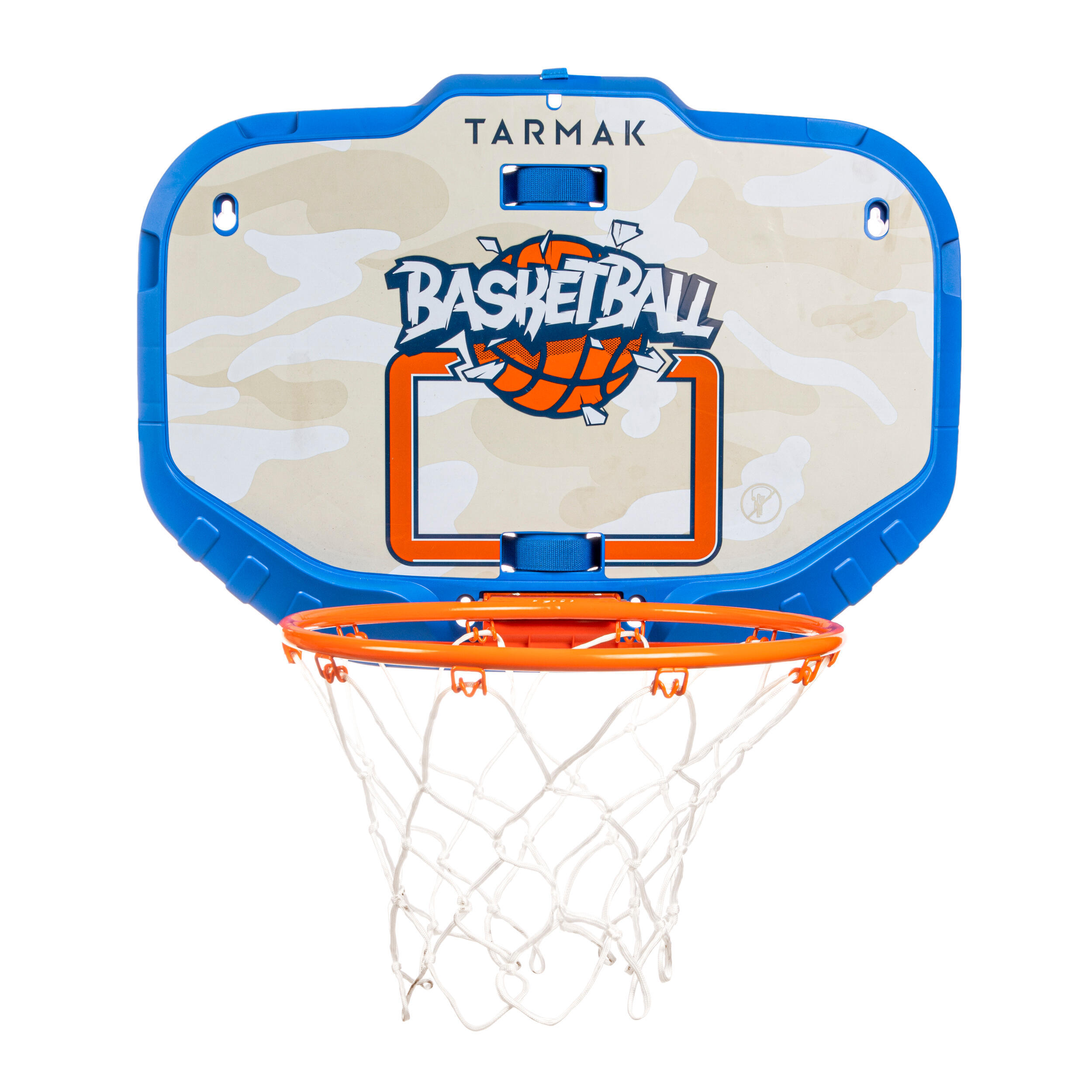 Wall-Mounted Transportable Basketball Hoop Set K900 - Blue/Orange 1/5