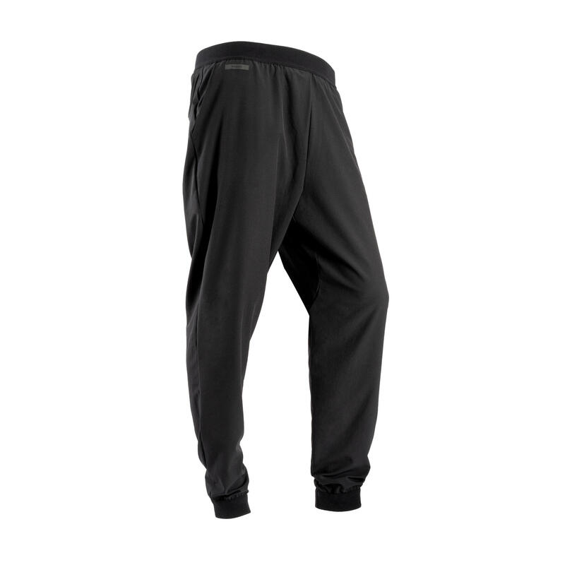 Pantalon Respirant Alergare Jogging Run Dry Negru Bărbați