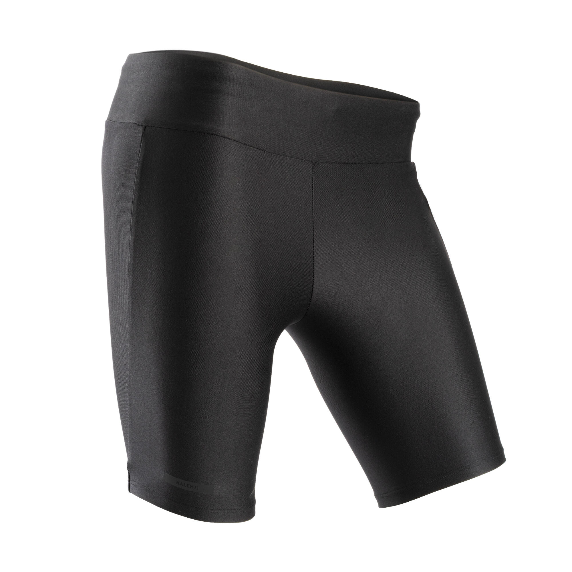 Women's Biker Shorts - Run 100 - Black - Kalenji - Decathlon