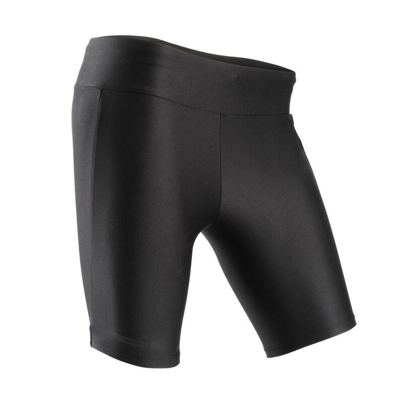 Laufshorts kurz Radlerhose Damen - Run 100 schwarz