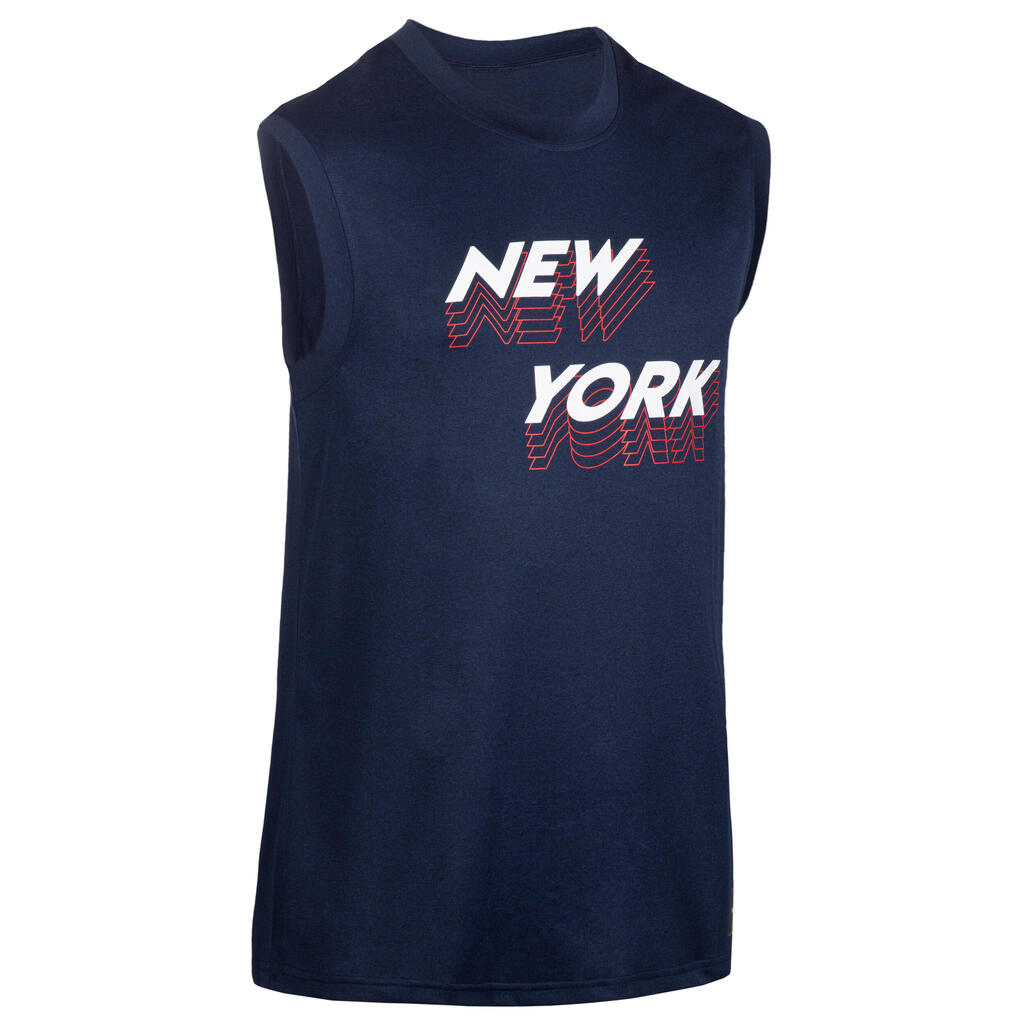 Damen/Herren Basketball Trikot ärmellos - Fast 500 schwarz