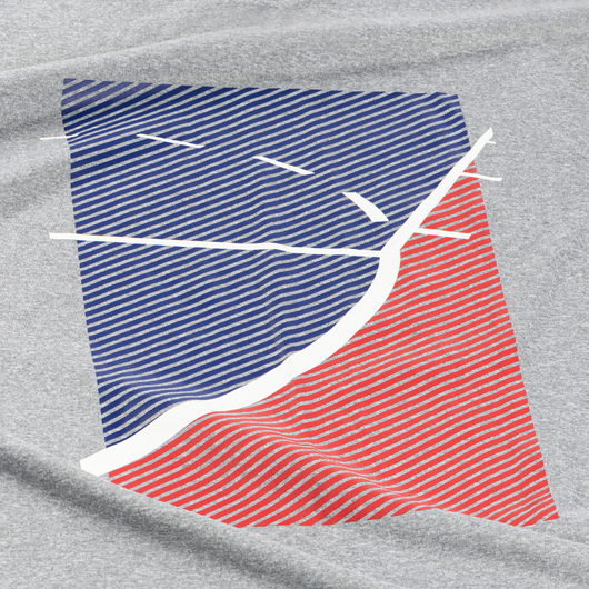 T-SHIRT / MAILLOT BASKETBALL HOMME/FEMME - TS500 FAST GRIS