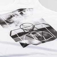 Men's Basketball Sleeveless T-Shirt / Jersey TS500 - White Ground