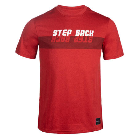 Men's Basketball T-Shirt / Jersey TS500 Fast - Red Step Back