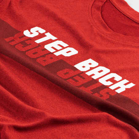 Basketballshirt TS500 Fast Step Back Herren rot