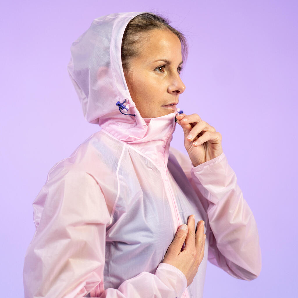 Regenjacke athletisches Gehen limitierte Auflage Damen