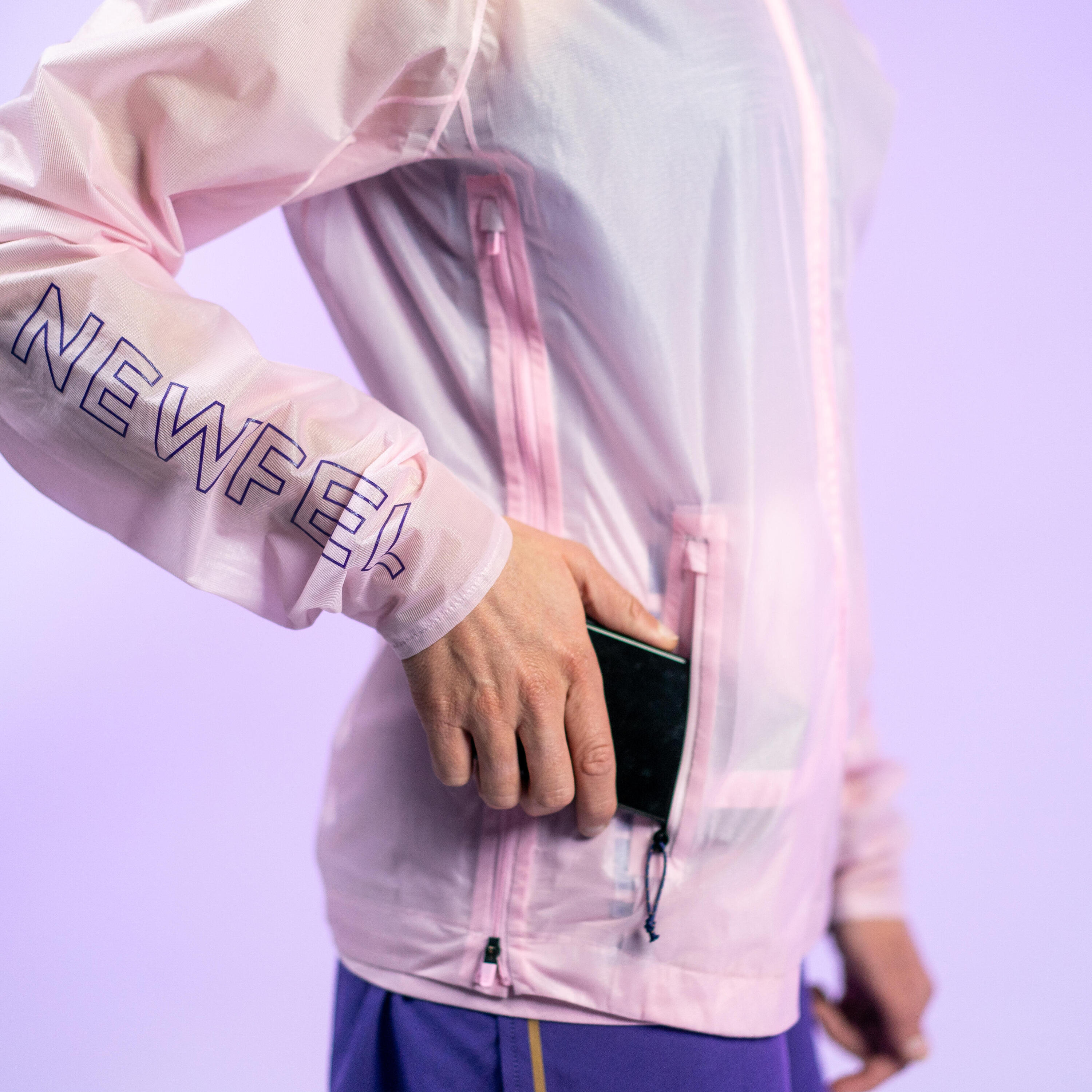 Women's Athletic Walking Rain Jacket Limited Edition 8/12