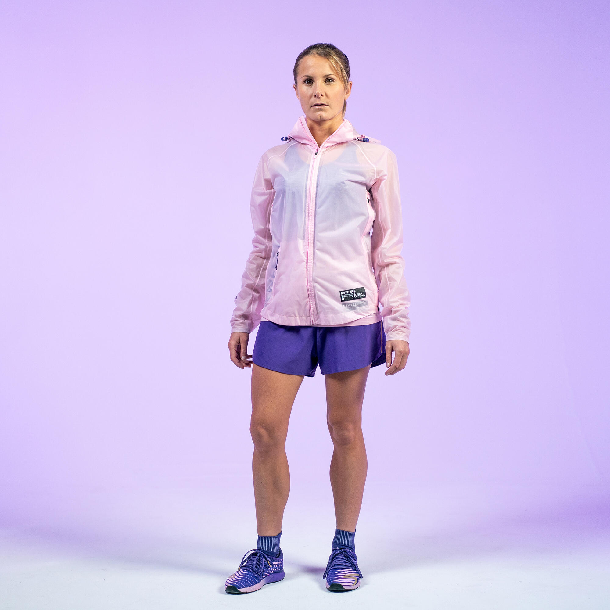 Women's Athletic Walking Rain Jacket Limited Edition 2/12