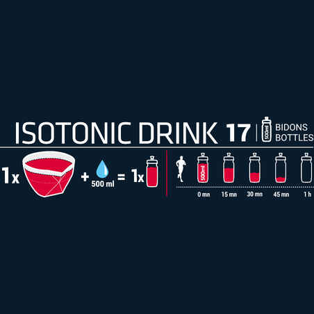 Izotoninio gėrimo milteliai „ISO+“, 650 g, braškių / vyšnių skonio
