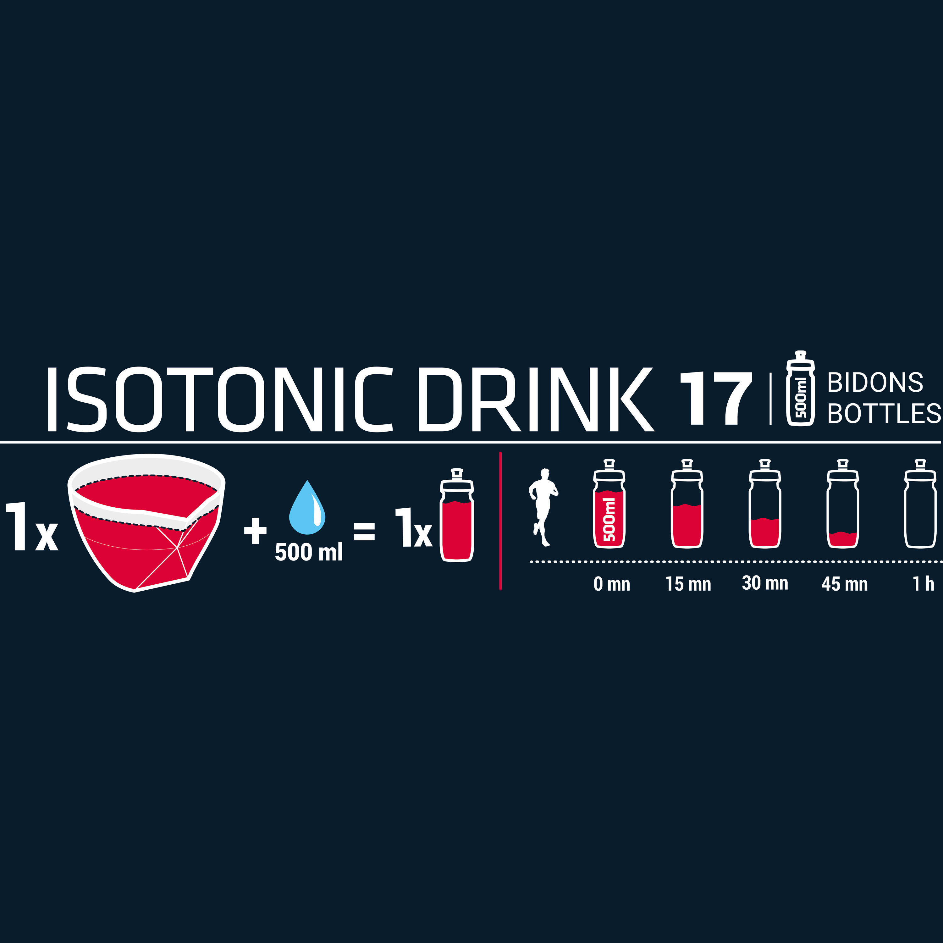 ISO+ ISOTONIC DRINK POWDER 650 G - STRAWBERRY/CHERRY 3/3