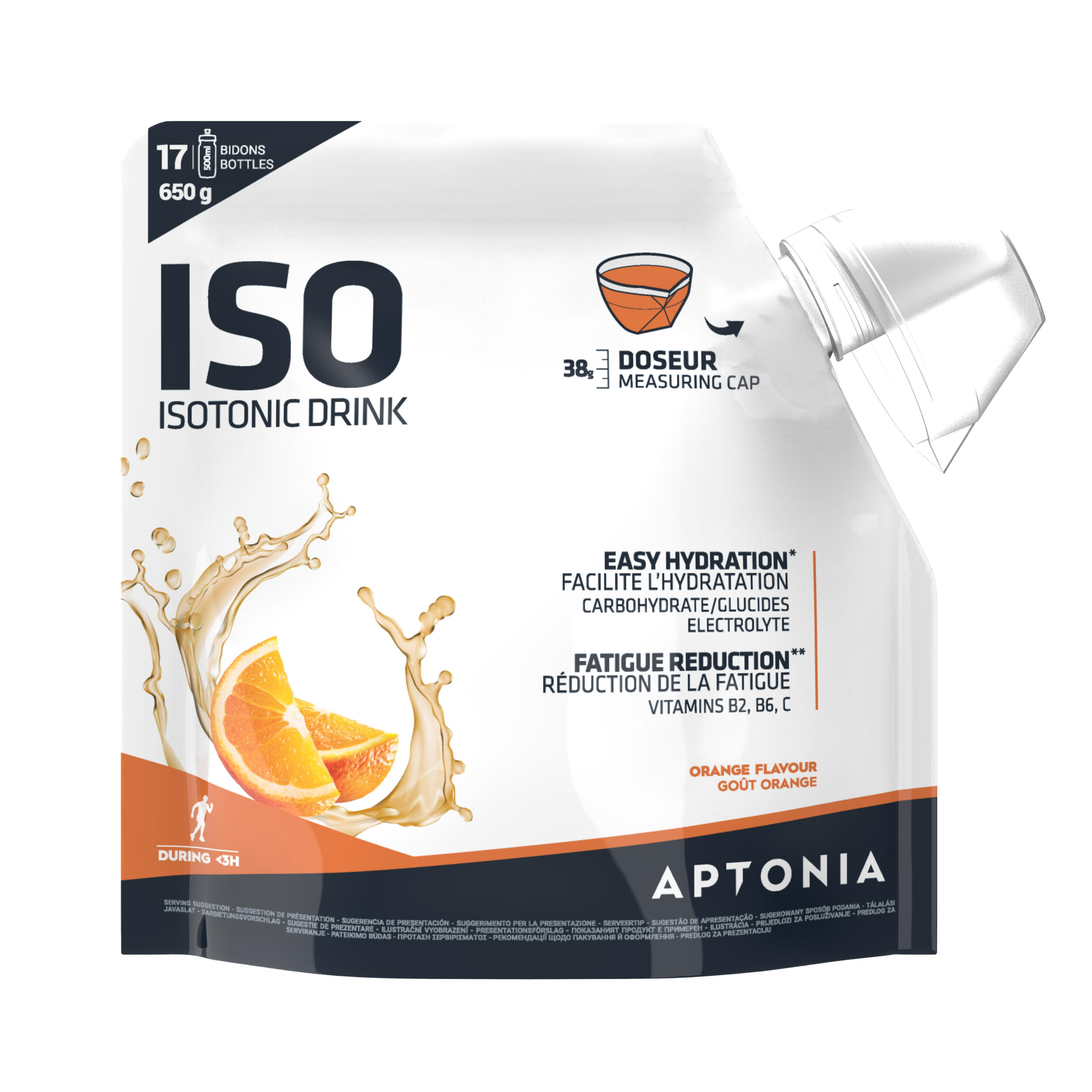 Aptonia Напитка Iso – 650 Г – Портокал