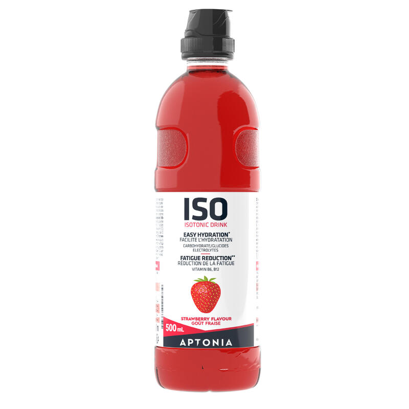 Izotóniás ital ISO, eper ízű, 500 ml