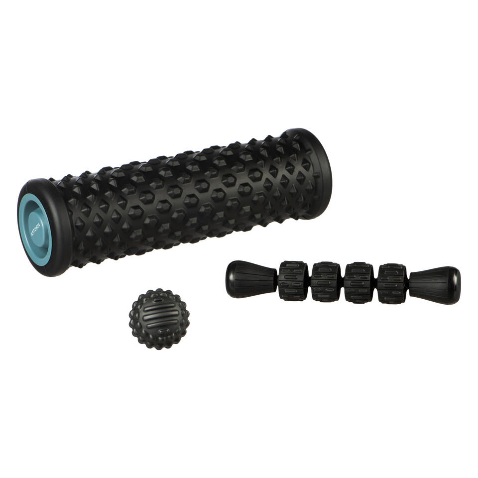 Kit De Massage Rouleau De Massage Foam Roller Balle Bâton De Massage Aptonia Decathlon