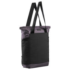 Compact 2-in-1 Tote Bag - TRAVEL 20 L Plum