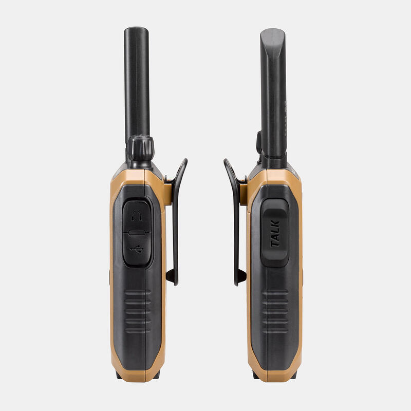 Maletín de 2 walkie talkies recargables por USB - 10 km - WT900 WP