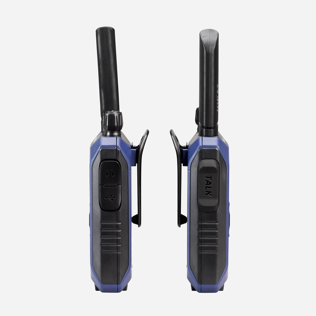 Ζεύγος επαναφορτιζόμενων με USB Walkie-talkie - WT TREK 500 - 10 km