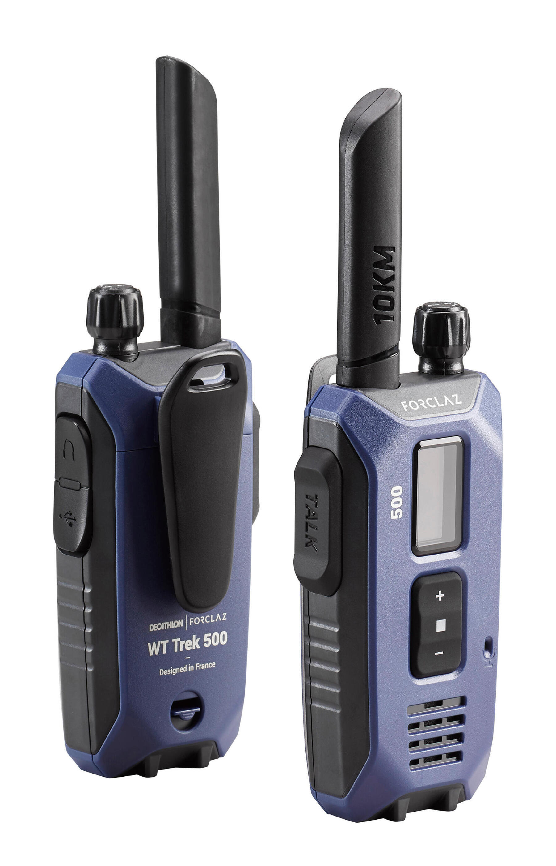 Pair of USB rechargeable walkie talkies - 5 km - WT100