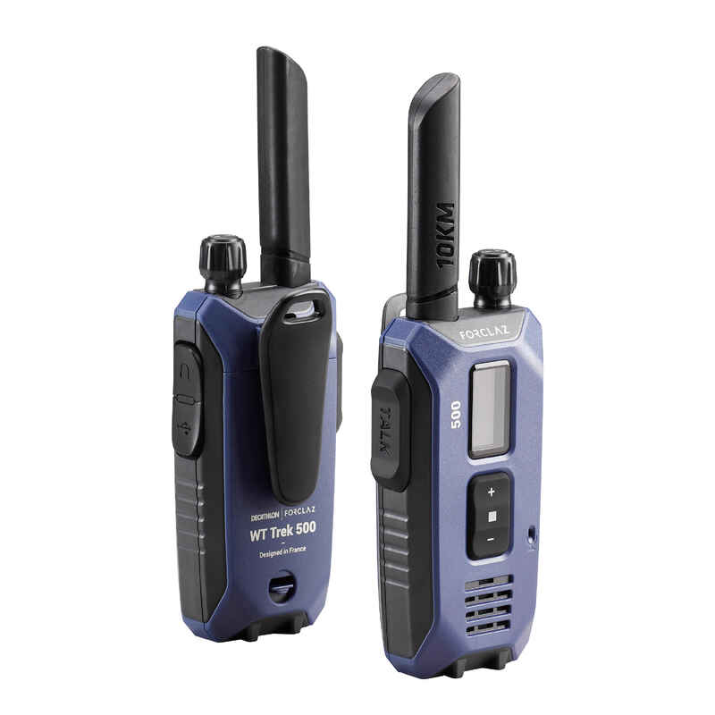Walkie-Talkie-Set WT500 wiederaufladbar USB 10 km Walkie-Talkie-Set WT500 wiederaufladbar USB 10 km