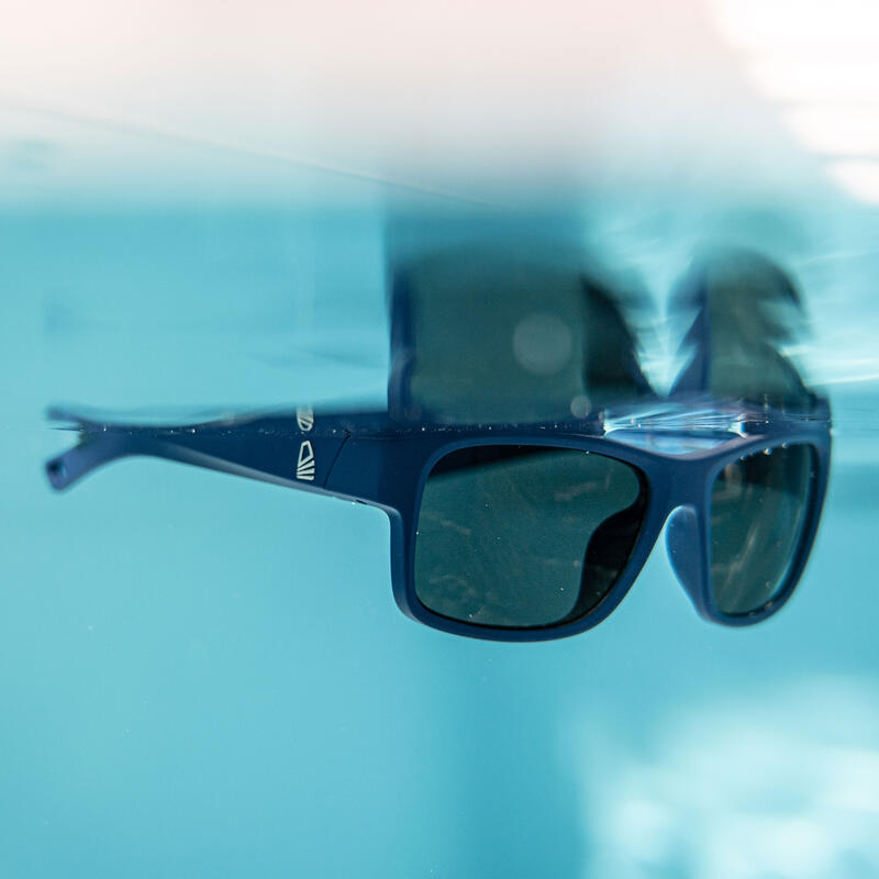 Sailing Floating Polarised Sunglasses Sailing 100 Size S Blue Decathlon