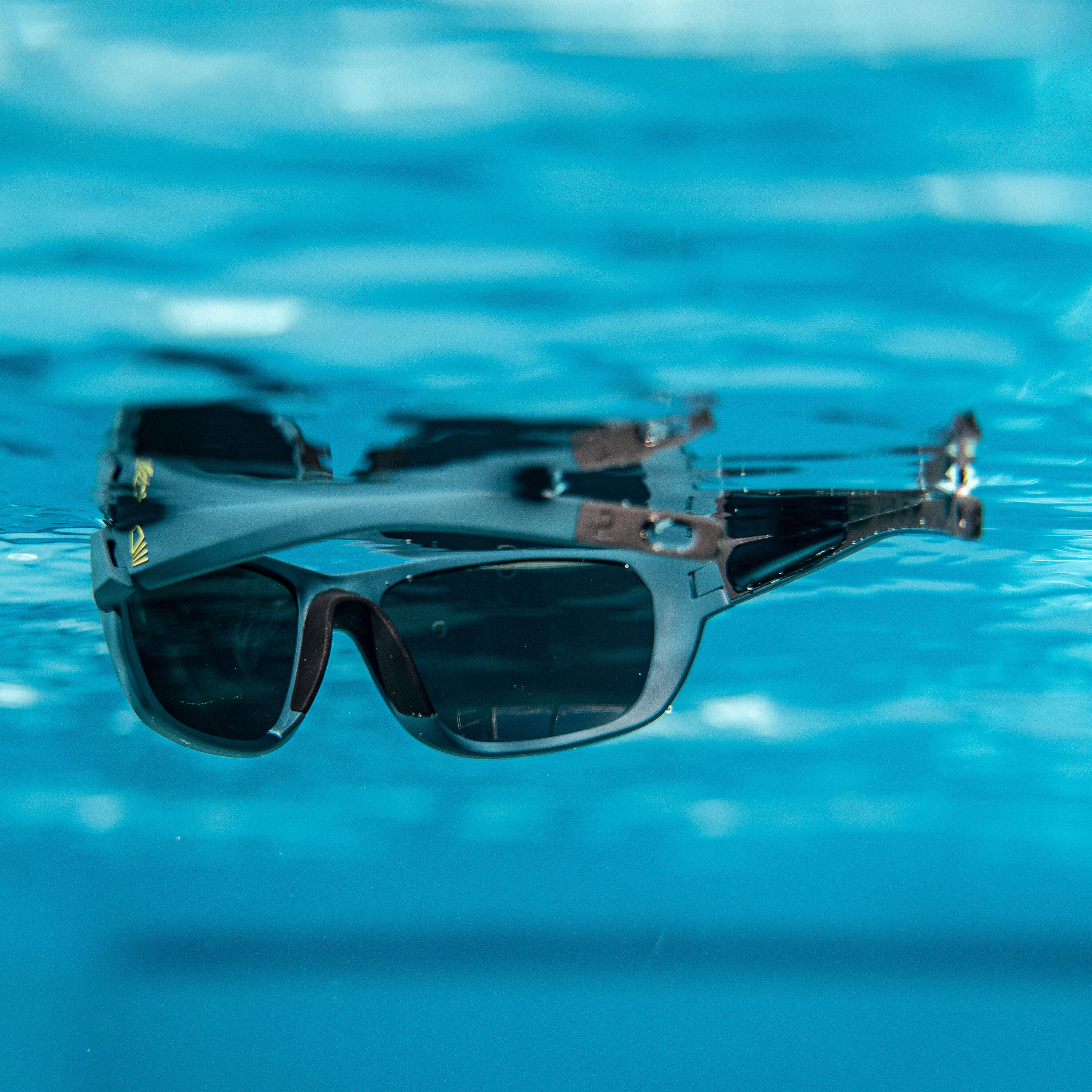 Adult Sailing Floating Polarised Sunglasses 500 Petrol -  5