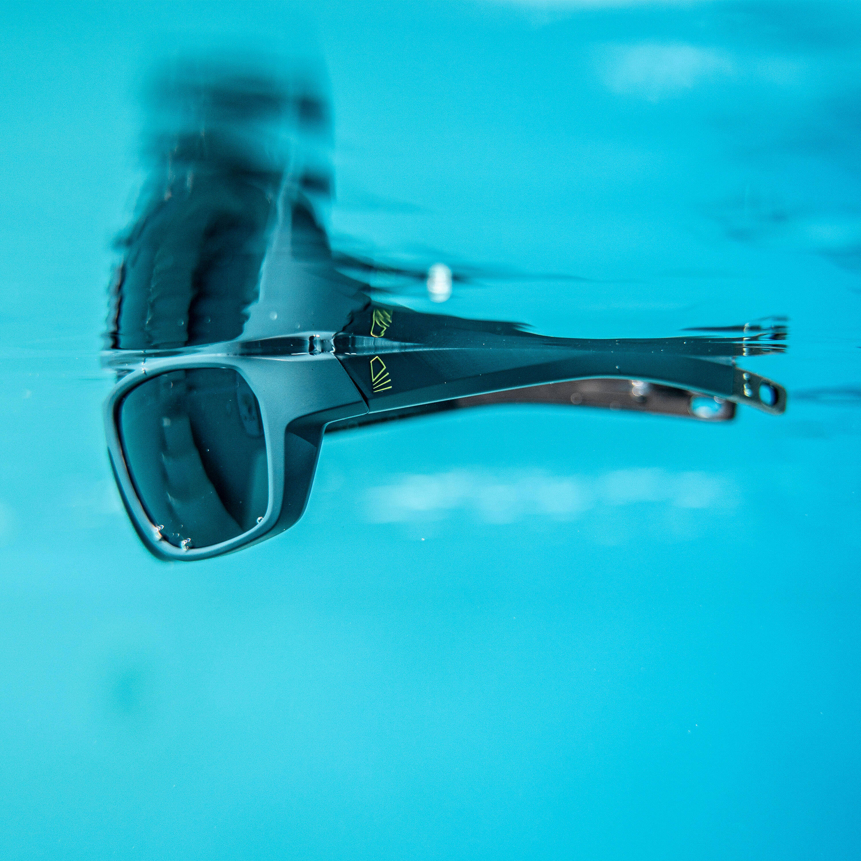Adult Sailing Floating Polarised Sunglasses 500 Petrol -  4