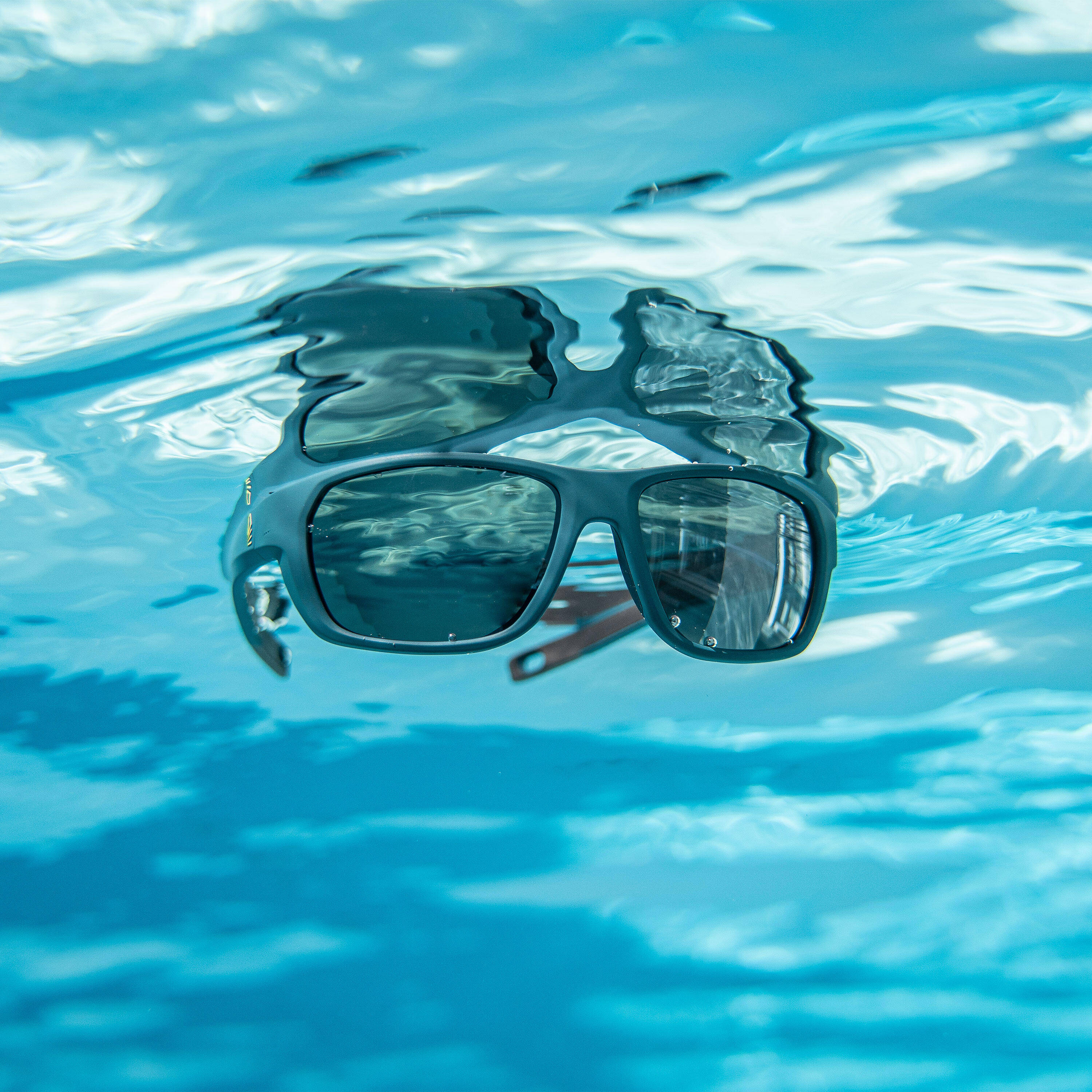Adult Sailing Floating Polarised Sunglasses 500 Petrol -  3
