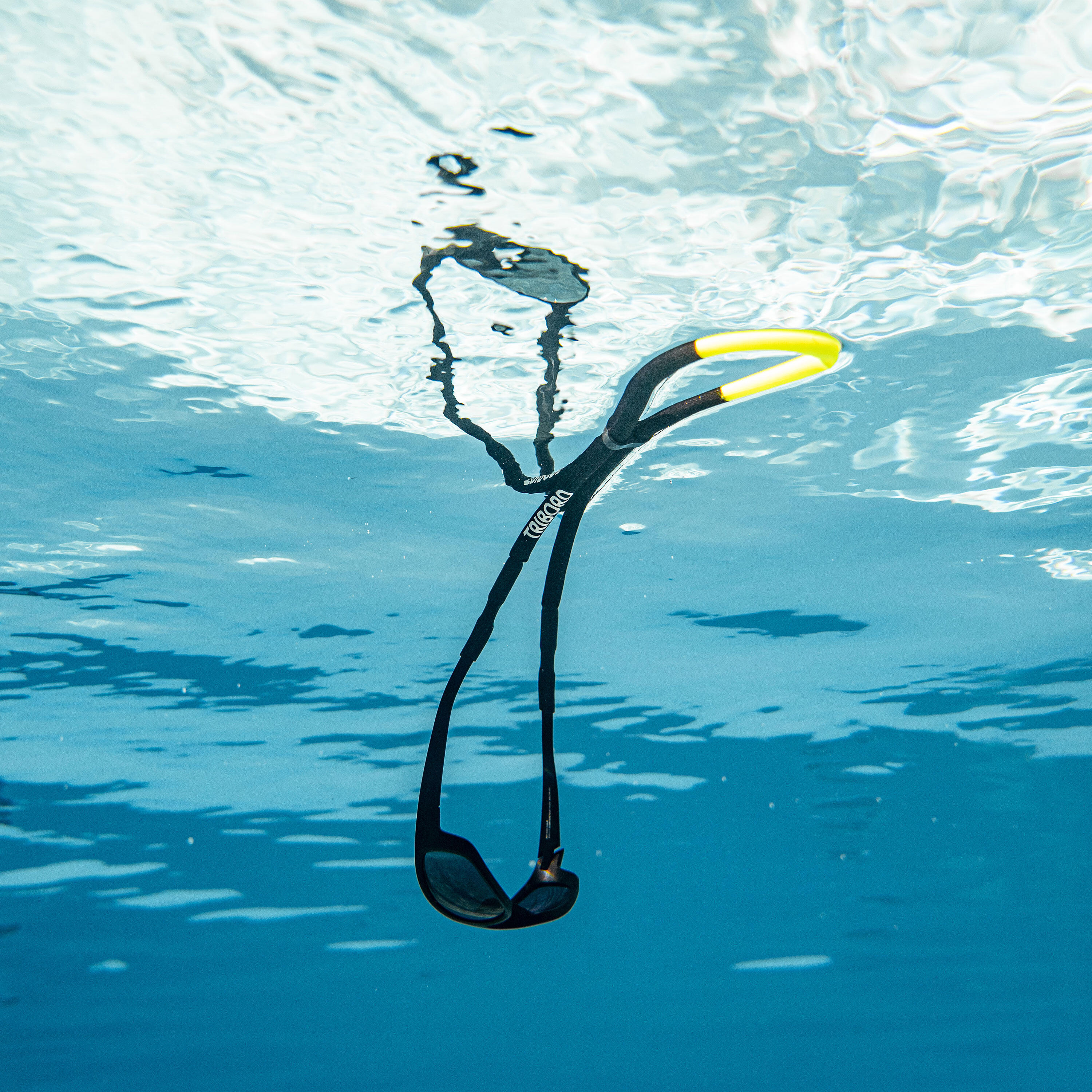 Cordon flottant de voile adulte noir jaune - DECATHLON