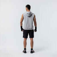 Boxing Hooded Tank Top - Grey
