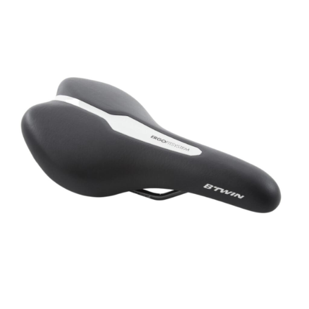 Comfort Sport Bike Saddle 500 - Grey