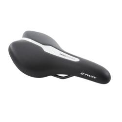 SELLE VELO SPORT CONFORT 500 GRISE .