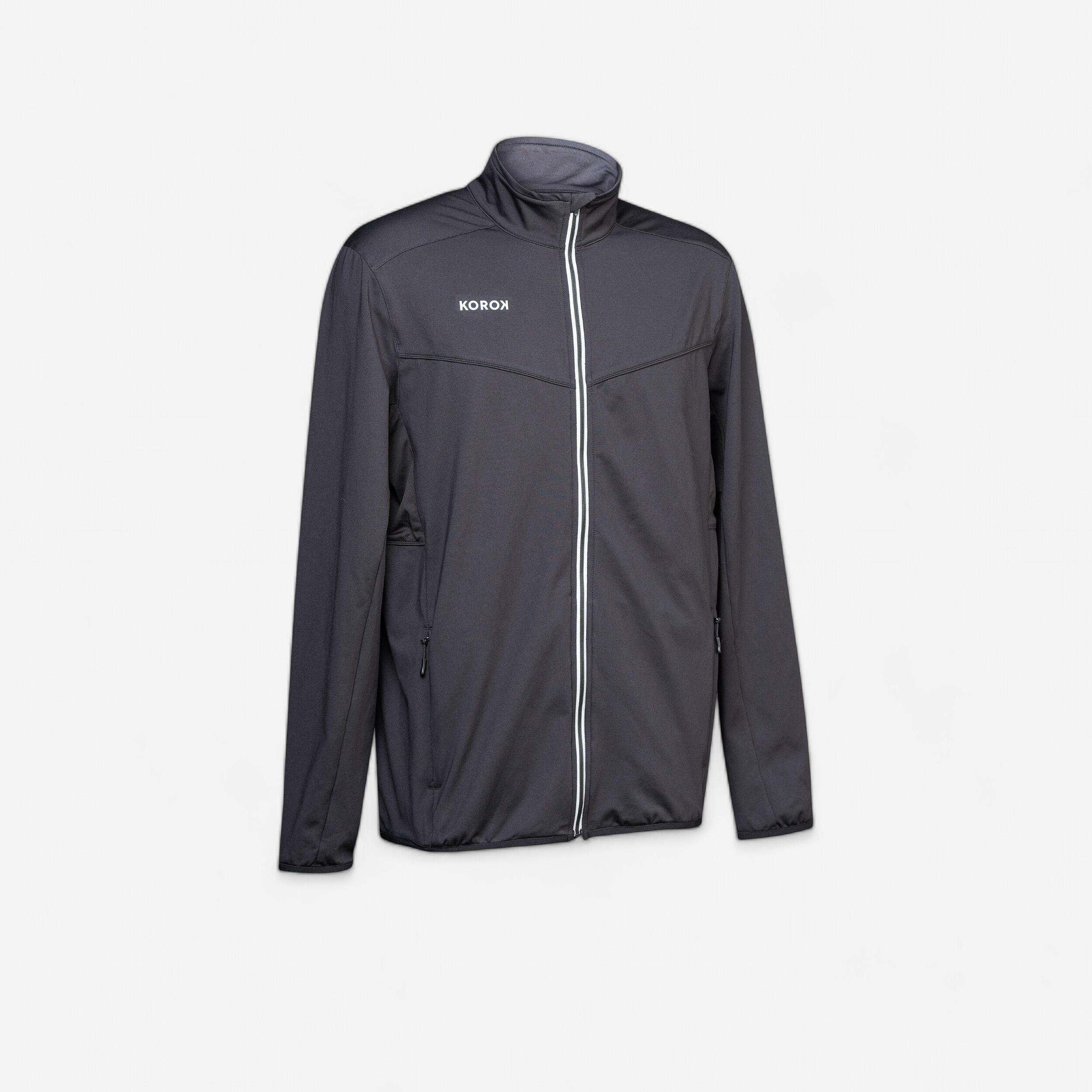 Korok - Veste De Training De Hockey Sur Gazon Homme Fh900 Noir - Survêtement - Hockey Sur Gazon - Noir - 44l - Decathlon