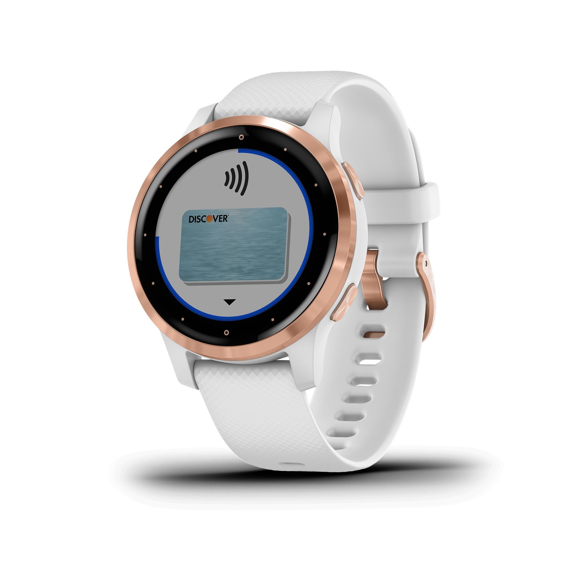 Garmin Vivoactive 4S Smartwatch GPS White and Gold 6/17