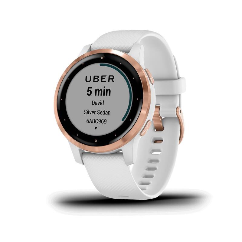 Garmin Vivoactive 4S Smartwatch GPS White and Gold GARMIN - Decathlon