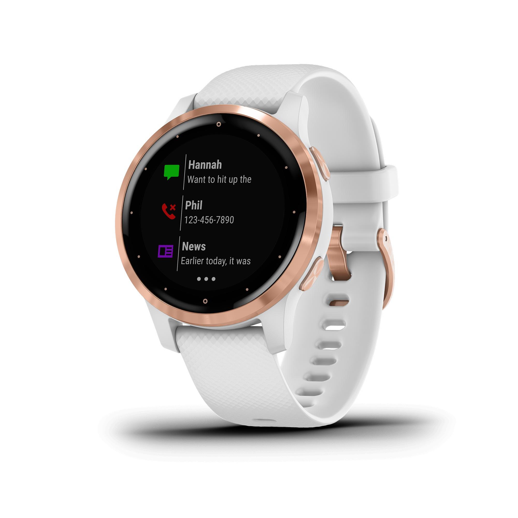Garmin Vivoactive 4S Smartwatch GPS White and Gold 5/17