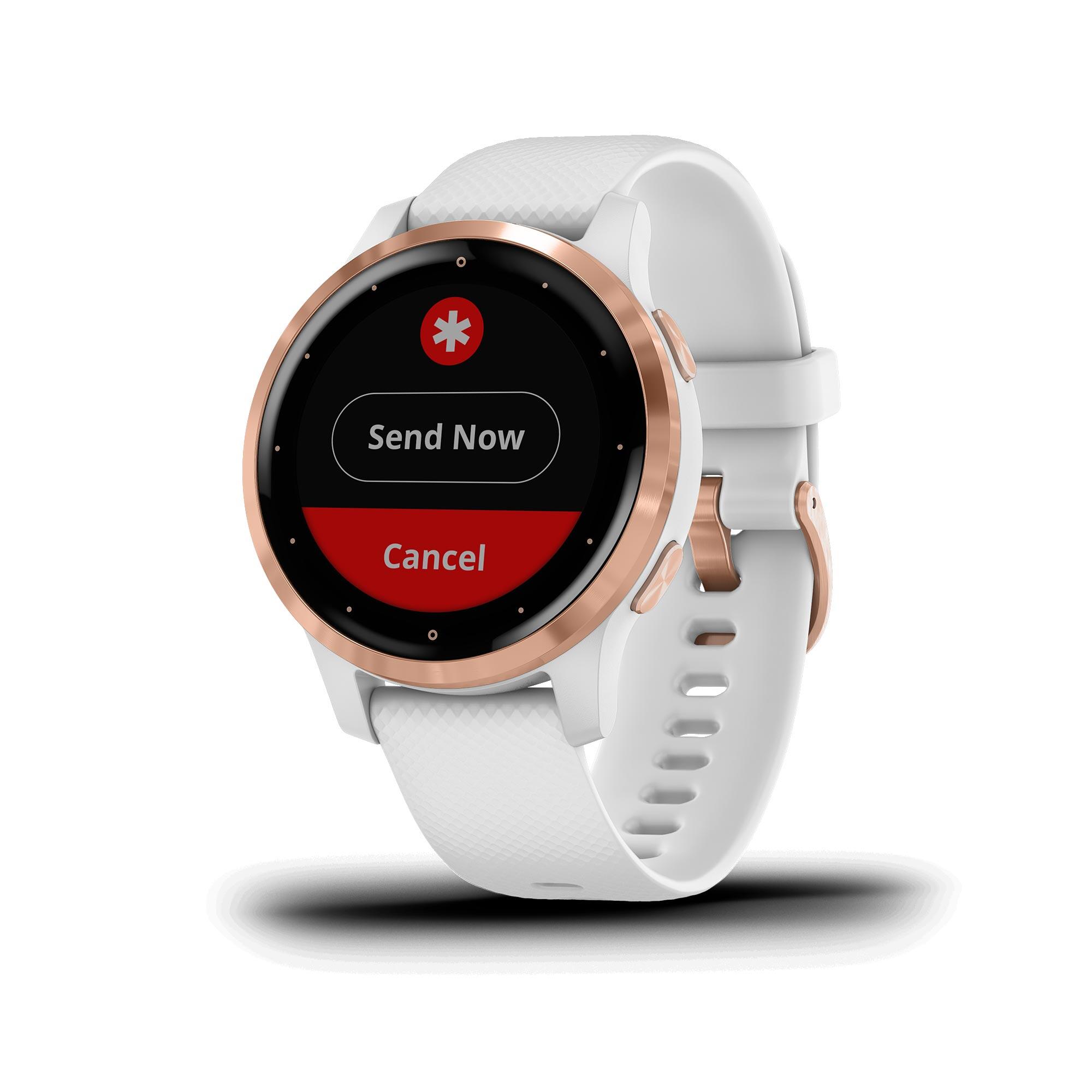 Garmin Vivoactive 4S Smartwatch GPS White and Gold GARMIN | Decathlon