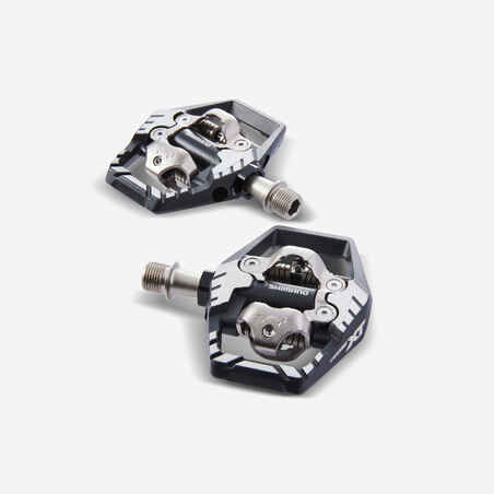 Clipless Enduro Mountain Bike Pedals SPD Deore XT PD-M8120 - Black