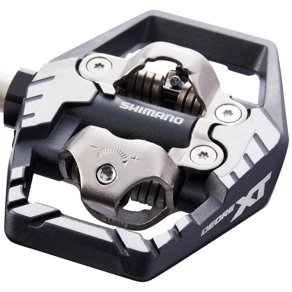 Clipless Enduro Mountain Bike Pedals SPD Deore XT PD-M8120 - Black